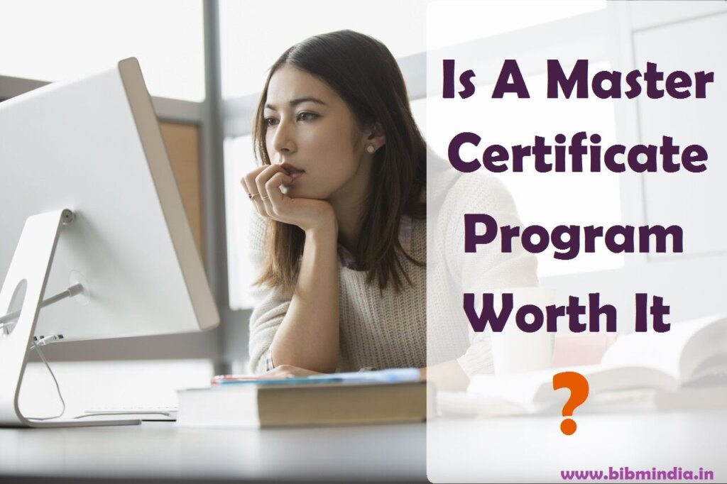 Is A Master Certificates Program Worth It