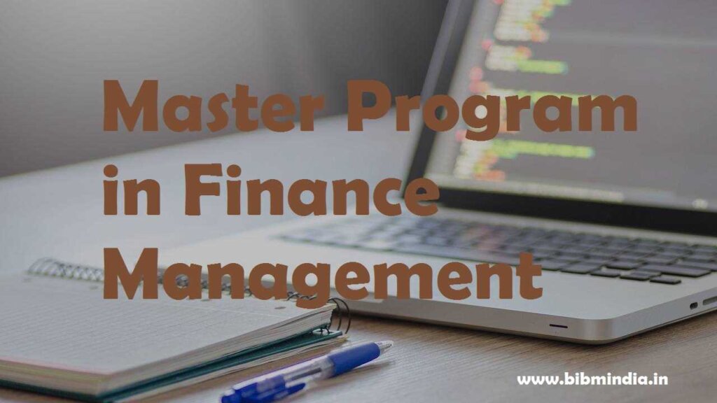 Master Program in Finance Management