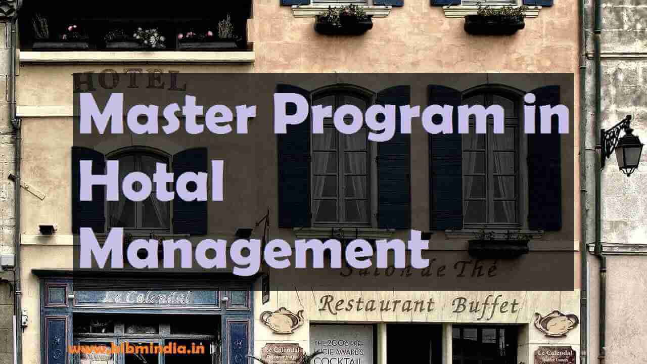 Master Program in Hotal Management